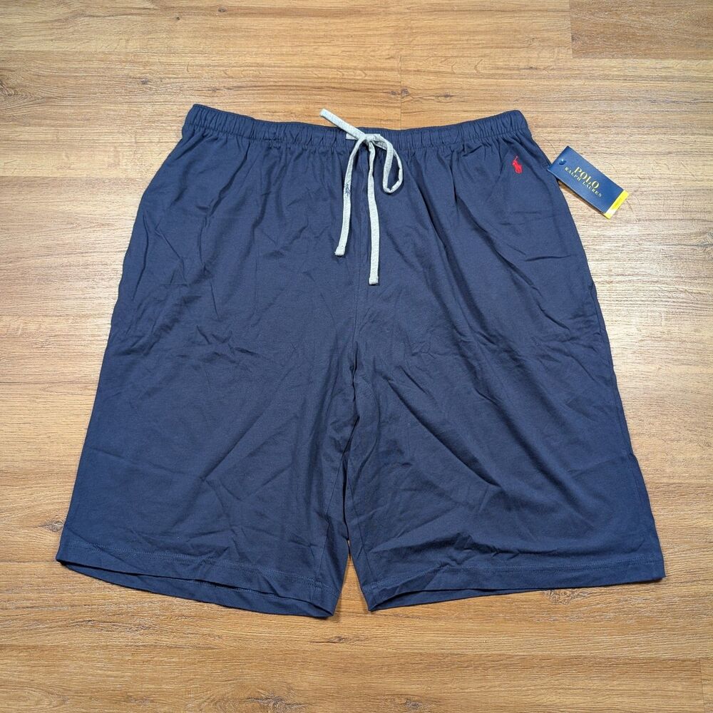 Polo Ralph Lauren Sleepwear Shorts Men XL Blue Drawstring Lounge Pajama NWT